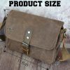 Waxed Canvas Camera Bag Photographers Waterproof Dslr Mirrorless