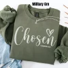 Chosen Christian Bible Verse Sweatshirt